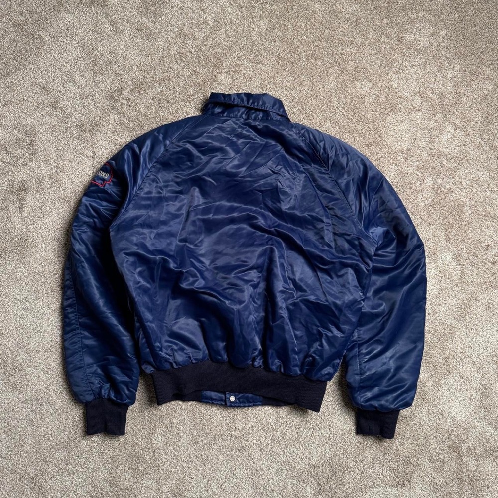 BLUE VINTAGE SHANTER SPORTSWEAR "FRONTIER" BOMBER JACKET - Picture 6 of 7
